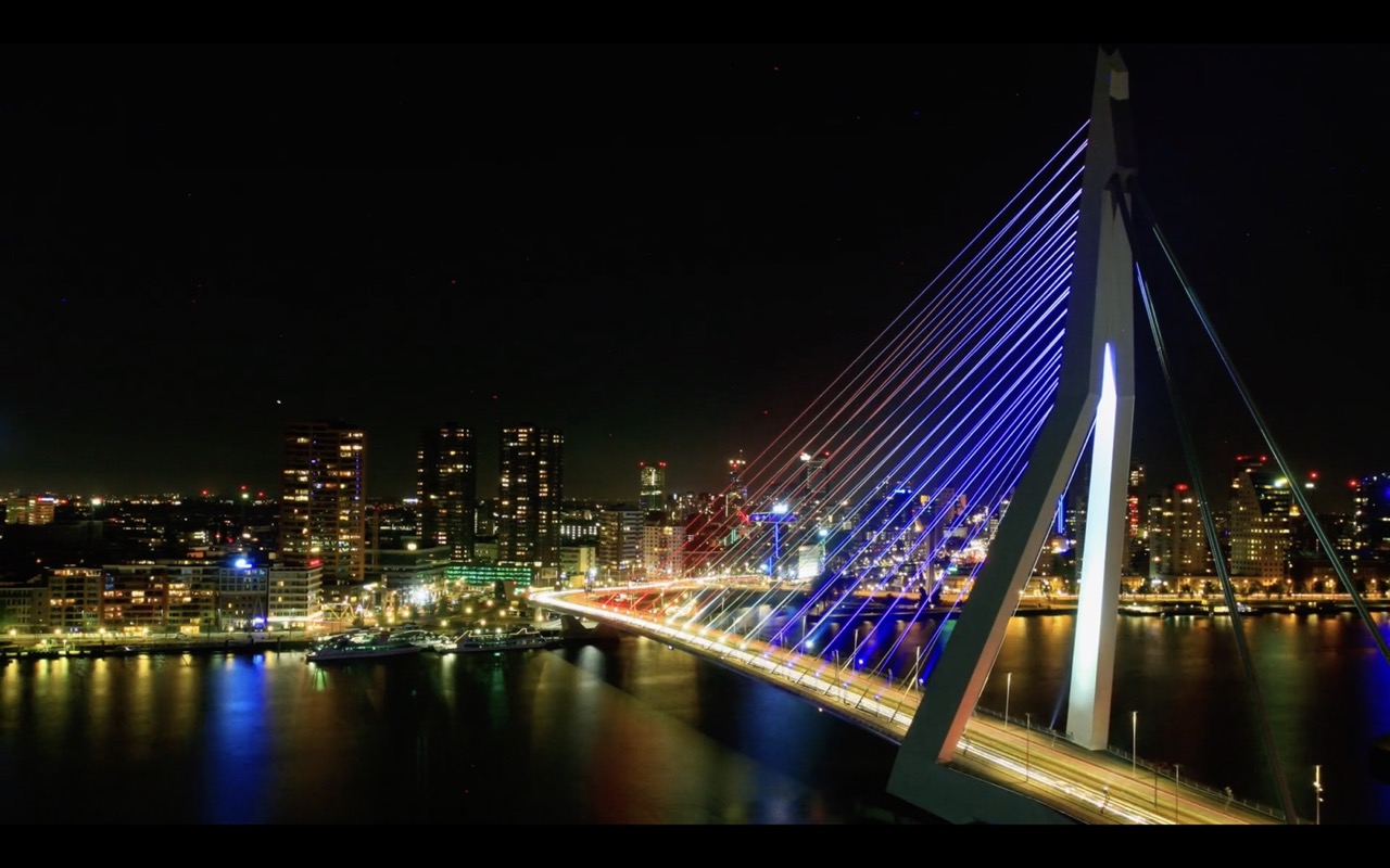 Timelapse Erasmusbrug Rotterdam